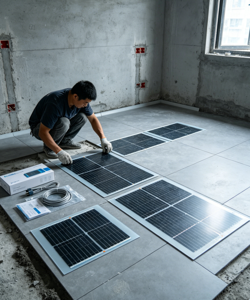 象州县贺哒旧房电采暖改造快装系统
